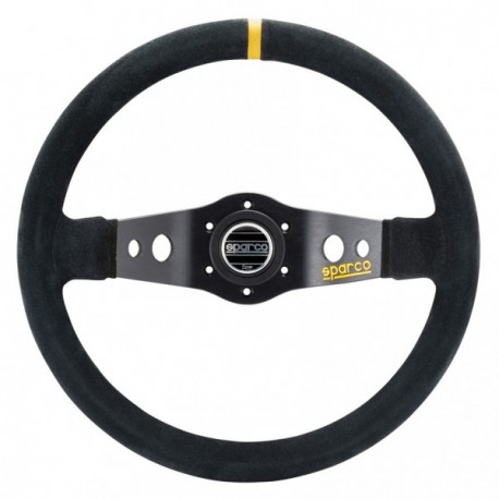 Volant Sparco R215 Peau Retournée Noir