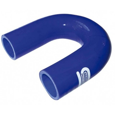 Coude Silicone Silicon Hoses 180° 30mm Bleu