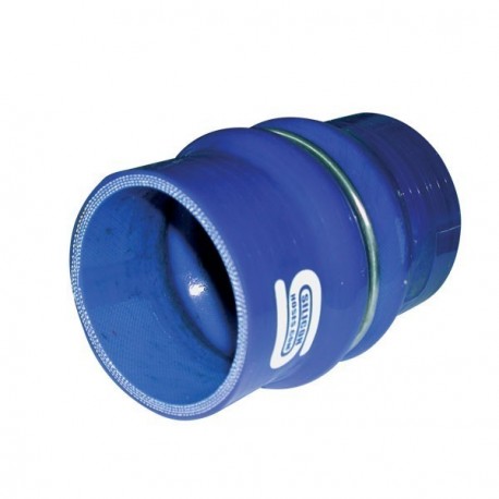 Coupleur Flex Silicone Silicon Hoses 89mm Longueur 100mm Bleu