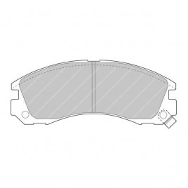 Plaquettes de Frein Ferodo DS3000 Avant Mitsubishi Evo 3 / 4