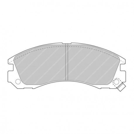Plaquettes de Frein Ferodo DS3000 Avant Mitsubishi Evo 3 / 4