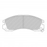 Plaquettes de Frein Ferodo DS3000 Avant Mitsubishi Evo 3 / 4