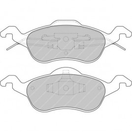 Plaquettes de Frein Ferodo DS2500 Avant Ford Focus 2.0 16V 08/98+