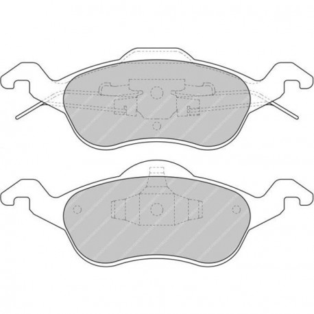 Plaquettes de Frein Ferodo DS2500 Avant Ford Focus 2.0 16V 08/98+