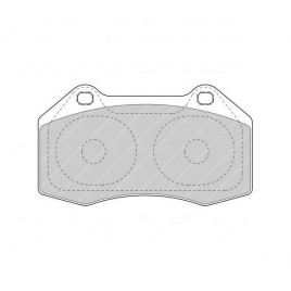 Plaquettes de Frein Ferodo DS3000 Avant Megane RS Etrier Brembo