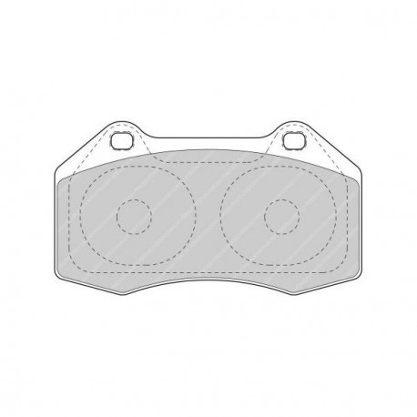 Plaquettes de Frein Ferodo DS3000 Avant Megane RS Etrier Brembo