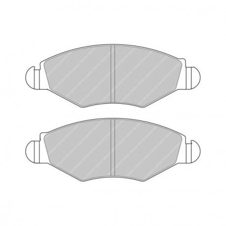 Plaquettes de Frein Ferodo DS2500 Avant Peugeot 206 16/20 S16
