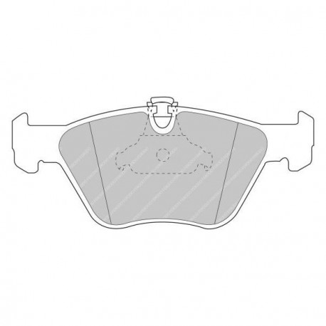Plaquettes de Frein Ferodo DS2500 Avant BMW E46 330