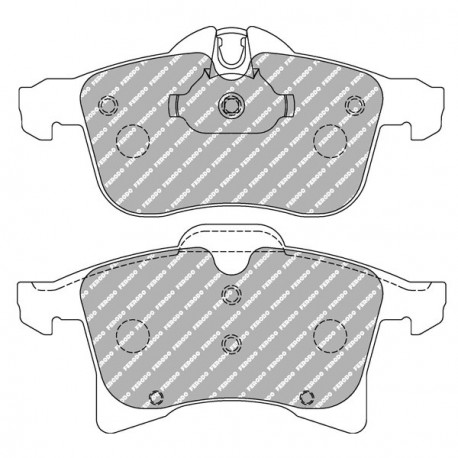 Plaquettes de Frein Ferodo DS25 Avant Opel Astra H