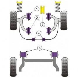 Silent-Bloc Powerflex Silenbloc Moteur Opel Astra G (1 Pièce)