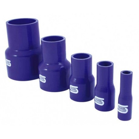 Réducteur Droit Silicone Silicon Hoses 38-32mm Bleu