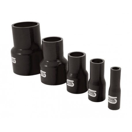 Réducteur Droit Silicone Silicon Hoses 28-25mm Noir