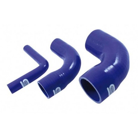 Coude Réducteur Silicone Silicon Hoses 19-16mm 90° Bleu