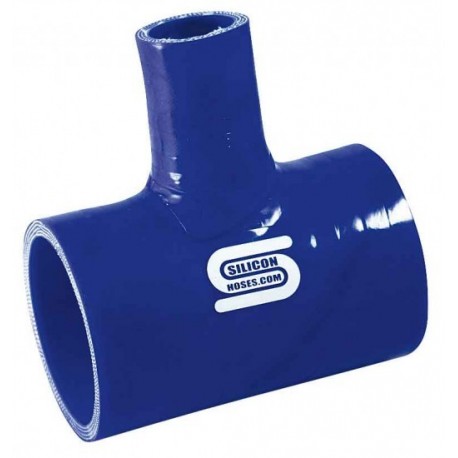 T Silicone Silicon Hoses 38mm + tube 25mm Bleu