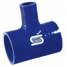 T Silicone Silicon Hoses 63mm + tube 25mm Bleu