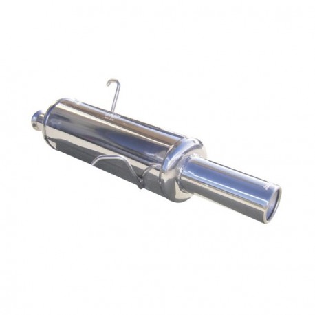 Terminal Echappement Inox RMS Peugeot 206 2.0 16V Après 1999 1x80mm