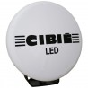 Phare Cibié OSCAR Longue Portée LED Noir 180mm 12/24V