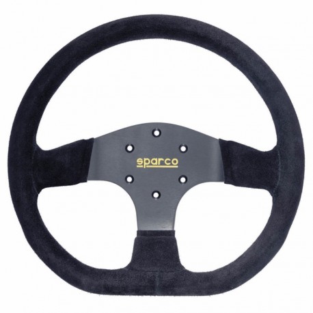 Volant Sparco R353 Peau retournée Noir