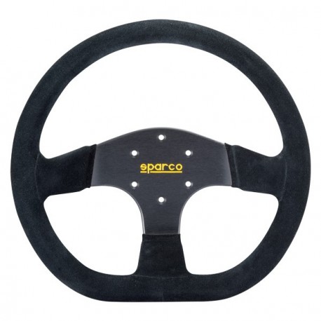 Volant Sparco R353 Peau retournée Noir