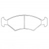 Plaquettes de Frein CL Brakes RC6 Avant