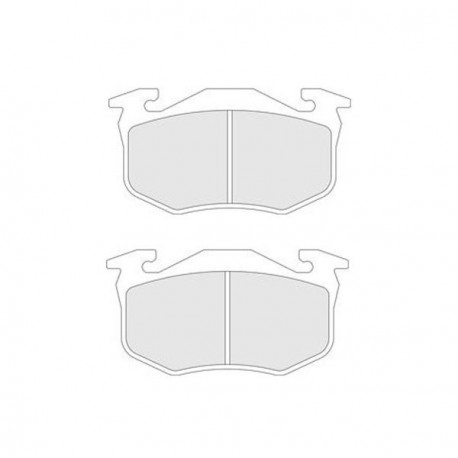 Plaquettes de Frein Carbone Lorraine RC8 Arrière Peugeot 206 RC 11mm