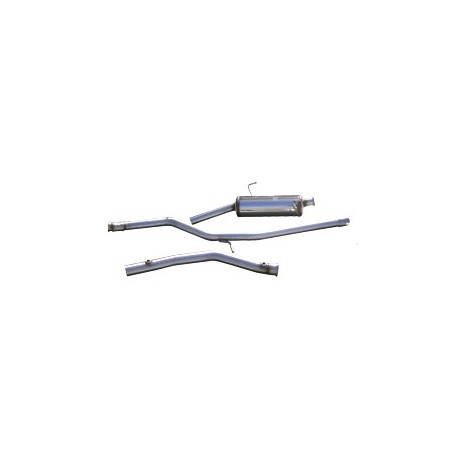 Ligne Groupe N RMS Inox Diamètre Extérieur Tube 54mm Peugeot 206 GT 1 Sonde