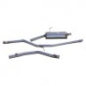 Ligne Groupe N RMS Inox Diamètre Extérieur Tube 54mm Peugeot 206 GT 1 Sonde