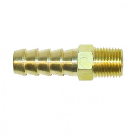 Raccord droit 1/8 NPTF - 8mm 1 pièce