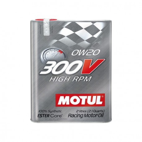 Huile Moteur Motul 300V High Rpm 0W20 2L