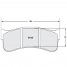 PLAQUETTES PFC 7797 08 25mm AV Aston GT3/R8 LM