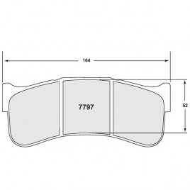PLAQUETTES PFC 7797 13 29mm Ferrari 360/430