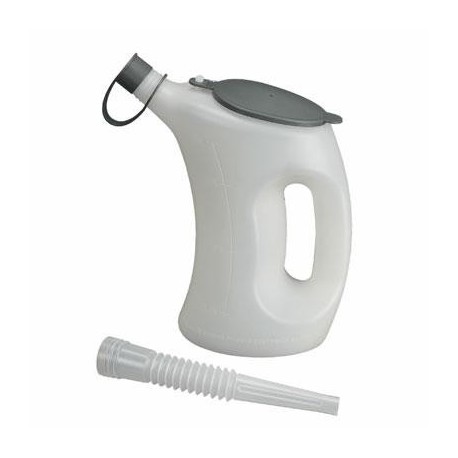 Broc Plastique 5L, Gradue, Bec Flexible