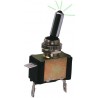 Interrupteur ON / OFF Métal avec LED Vert