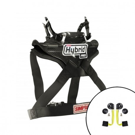 Système Hybrid Simpson Pro Slide Lite Quick Release FIA Clips Hans