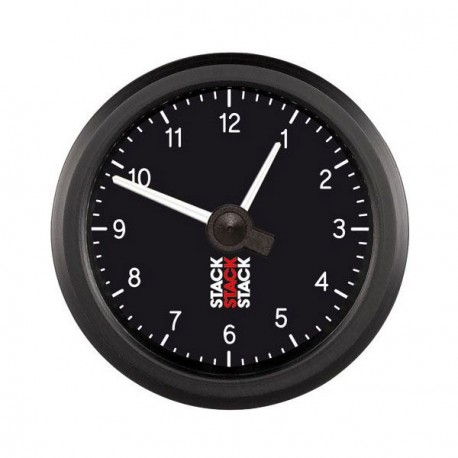 Horloge Stack Analogique Fond Noir Mano