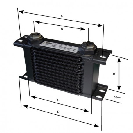 Radiateur Huile Setrab 7 Rangées M22x150