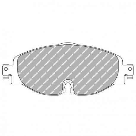 Plaquettes de Frein Ferodo DS25 Avant Volkswagen pour Golf 7 GTD Lucas/TRW