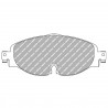 Plaquettes de Frein Ferodo DS25 Avant Volkswagen pour Golf 7 GTD Lucas/TRW