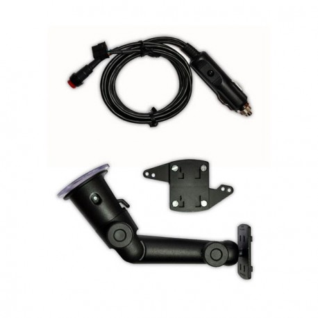 Kit support Ventouse Alimentation Allume Cigare Ordinateur de Bord Monit
