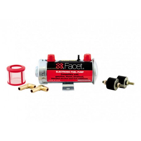 Kit Pompe à Essence Facet Silver 2 Top 132L/h 450/500g