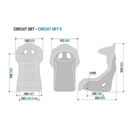 Siège Baquet Sparco Circuit QRT 