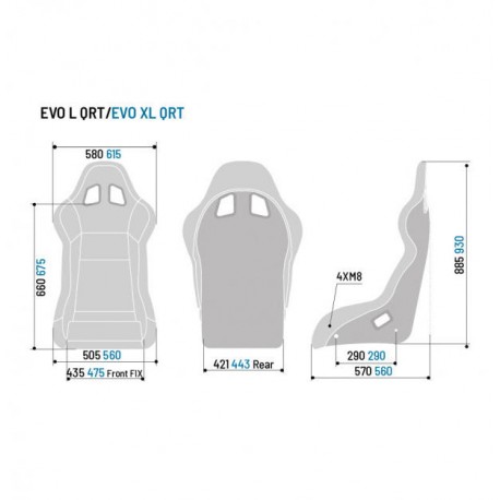 Siège Baquet Sparco EVO XL QRT