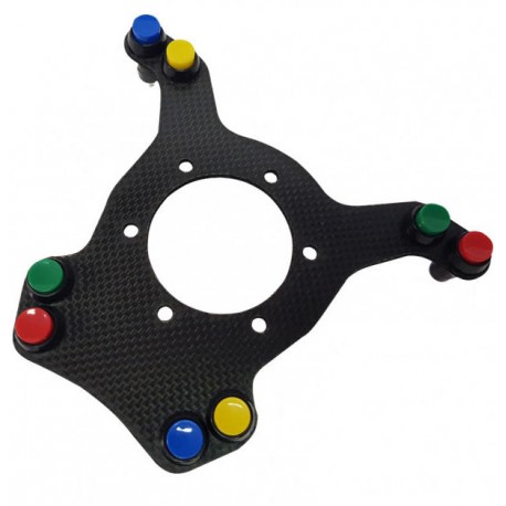 Platine Carbone 8 Boutons Pour Volant
