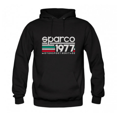 Sweat à Capuche Sparco Martini Racing - Taille L, Noir, Neuf