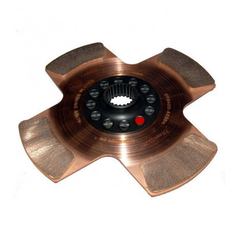 Disque d'embrayage AP RACING 4 patins Simca Rallye 2 y 3 184mm diam. 18.3 21 cannelures épaisseur 7.11