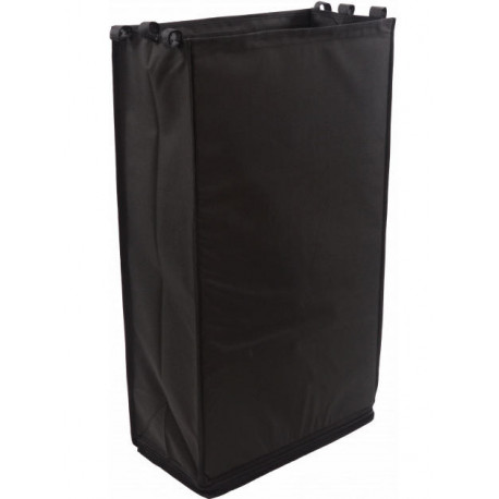 Cache poubelle pour poste de travail pliable