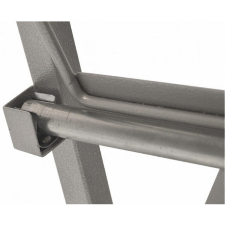 Poste de travail pliable gris 
