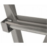 Poste de travail pliable gris 