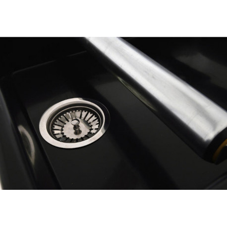 Bac lavage de roue acier noir