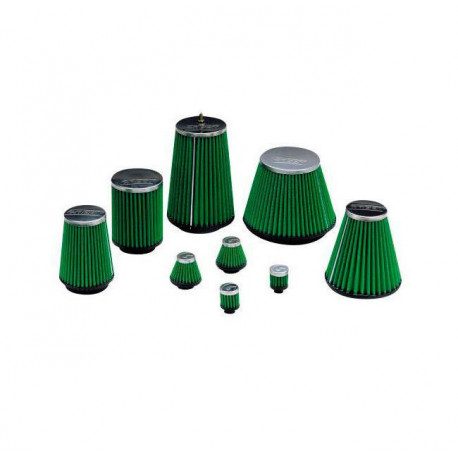 Filtre À Air Conique GREEN FILTER Diamètre Sortie 60mm, Cone 140x120mm Hauteur 150
